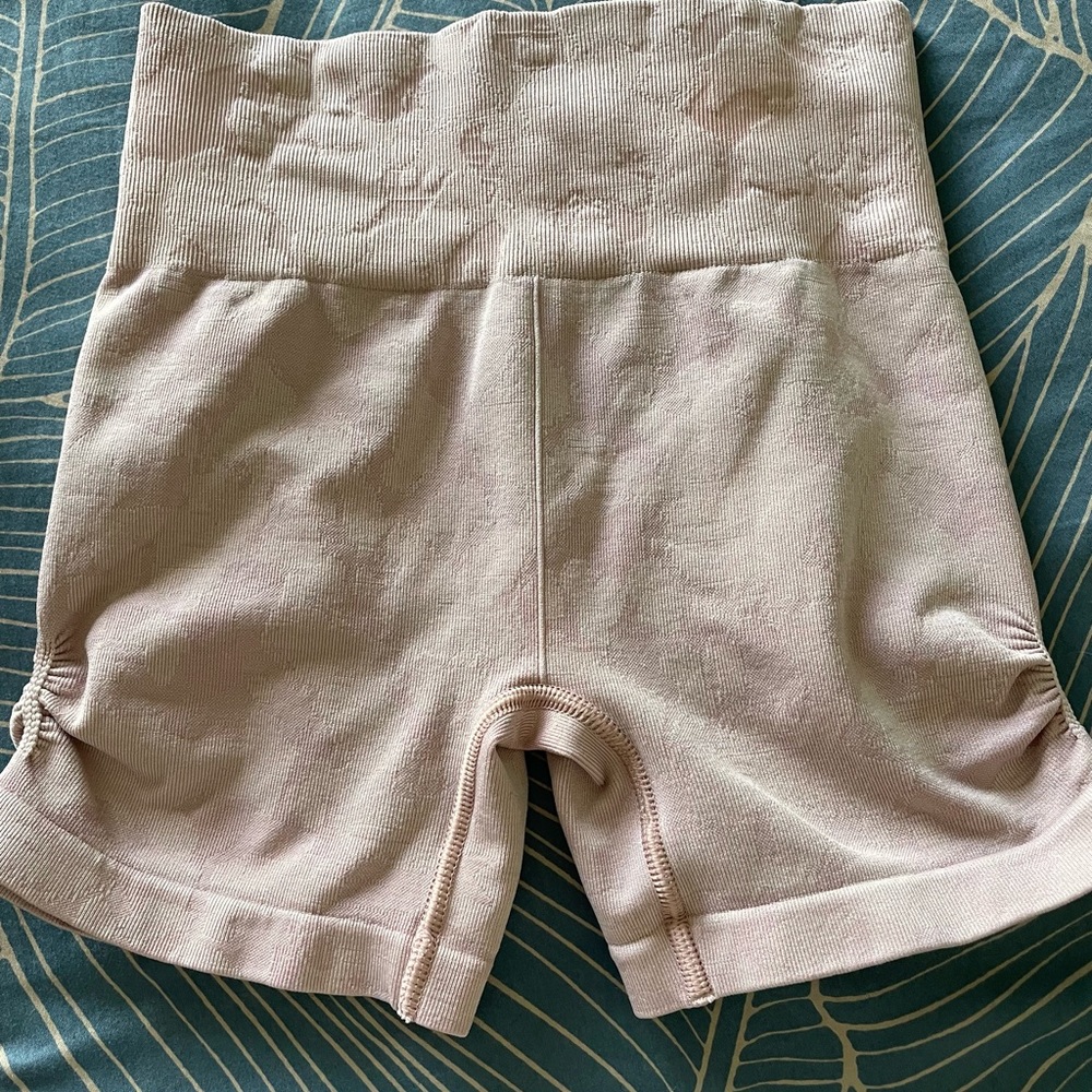 Gymshark light pink gym shorts